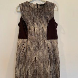 Size 10/12 COS Black & White Abstract Print dress